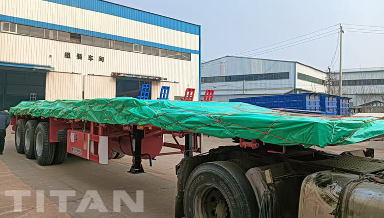 60 Ton Fence Cargo Semi Trailer for Sale in Tanzania