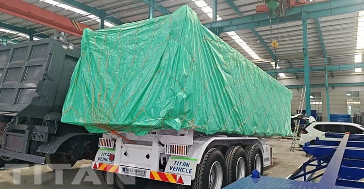 Rear Dump Trailer for Sale in Tanzania