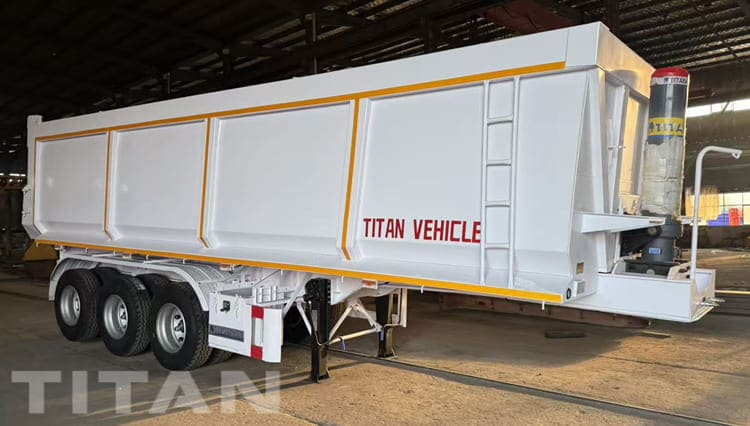 Rear Dump Trailer for Sale in Tanzania