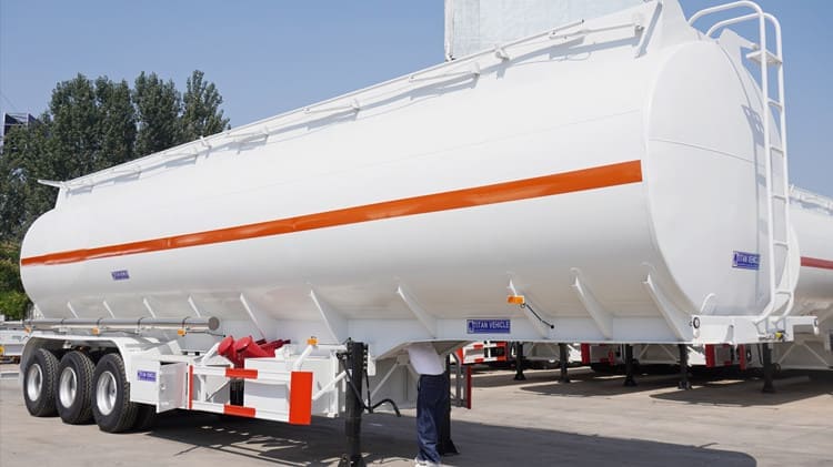 3 Axle 40000 Liters Used Fuel Tanker Trailer