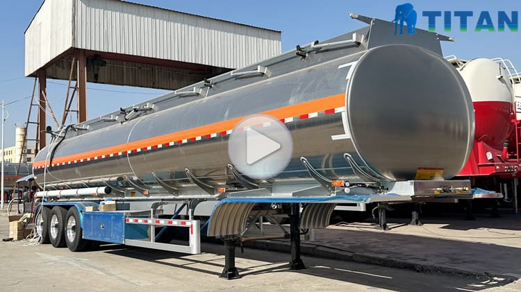 40000 Liters Road Fuel Tanker Trailer for Sale