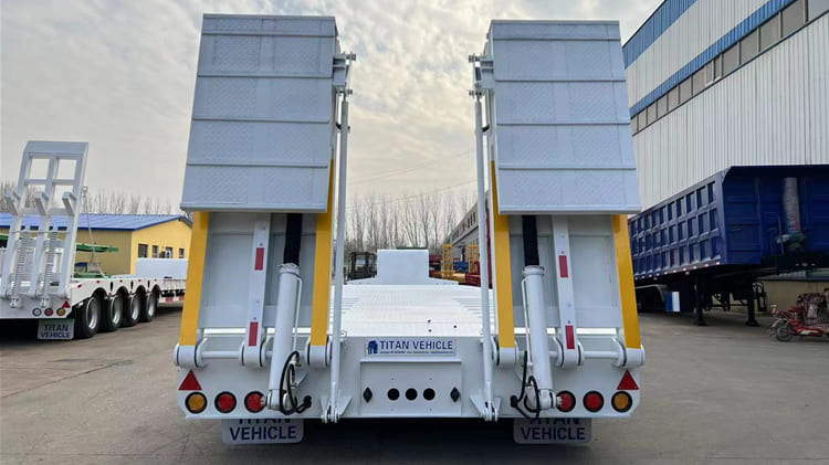 几内亚出售40英尺半低平板拖车