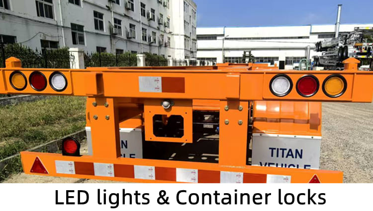 坦桑尼亚出售40英尺集装箱运输拖车