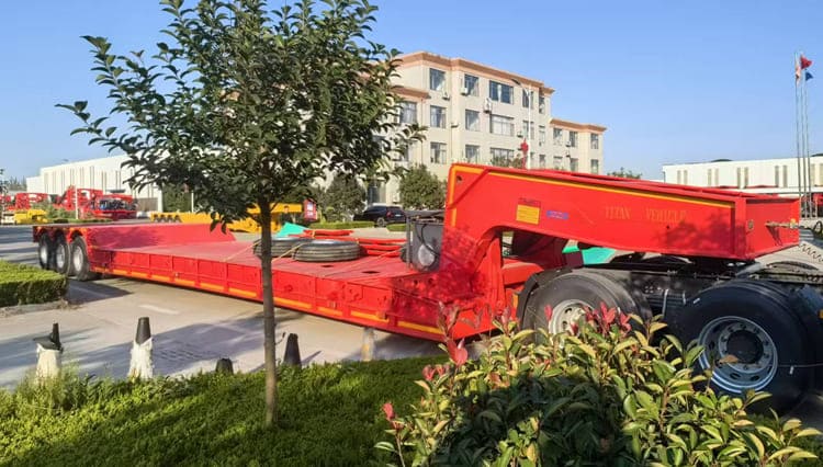 可拆卸鹅颈式拖车|坦桑尼亚出售的3轴鹅颈式拖车