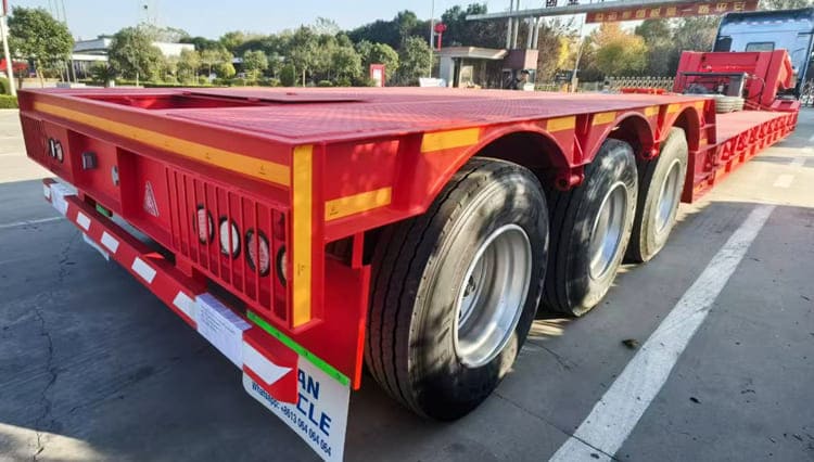 可拆卸鹅颈式拖车|坦桑尼亚出售的3轴鹅颈式拖车