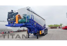 Tri Axle 45 CBM Cement Bulker Trailer will be sent to Kenya