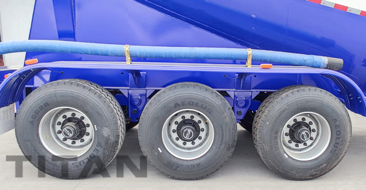 Tri Axle 45 CBM Cement Bulker Trailer for Sale in Kenya