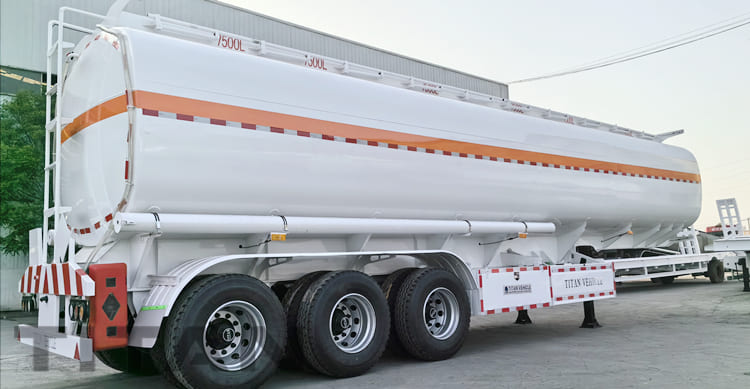3 Axle 40000 Liters Palm Oil Tanker Trailer for Sale in Jamaica