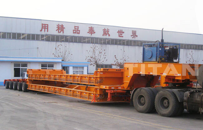 Multi axle hydraulic low bed trailer