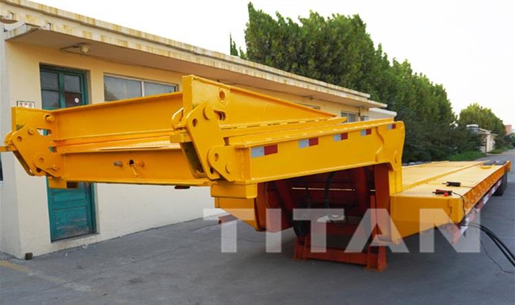 120 Tons Folding Gooseneck Lowboy Trailer