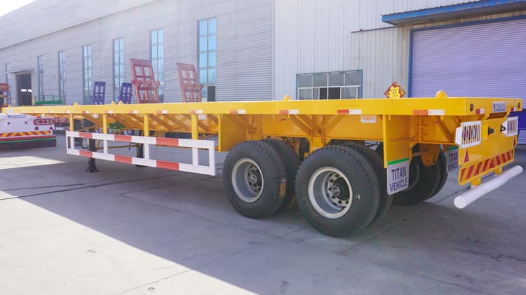 2 Axle 20 Foot Flatbed Trailer for Sale Near me