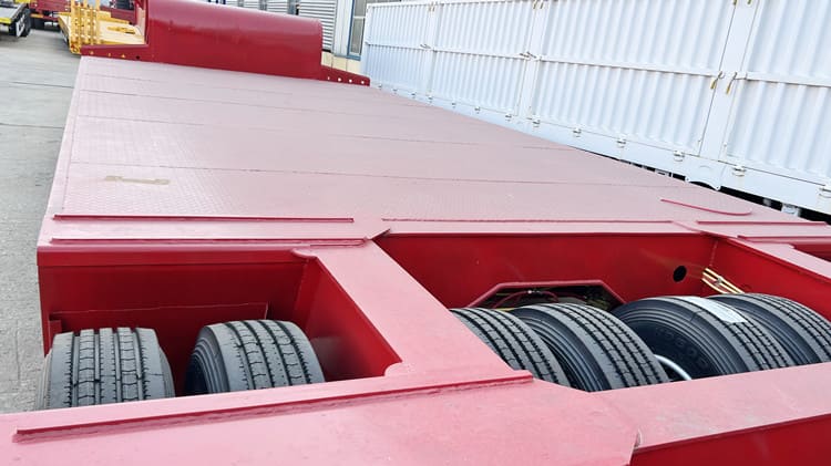  Hydraulic Lowbed Trailer Truck