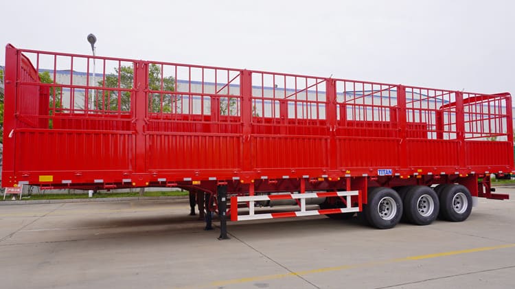 3 Axle 60 Tons Fence  Trailer for Sale in Chad 