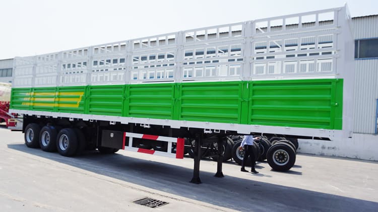 Flatbed Fence Semi Trailer for Sale