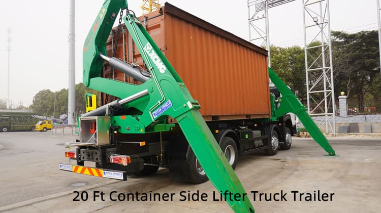 20 Ft Container Side Lifter Truck Trailer for Sale  in Mauritania