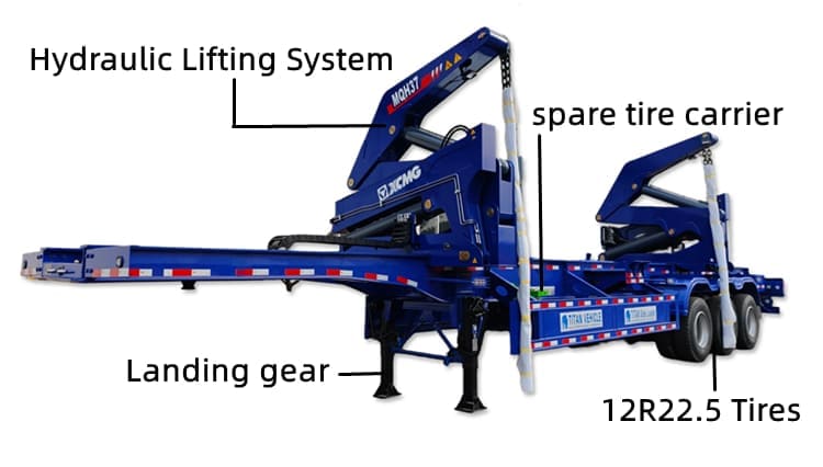 40ft Container Side Loader Semi Trailer for Sale in Guinea