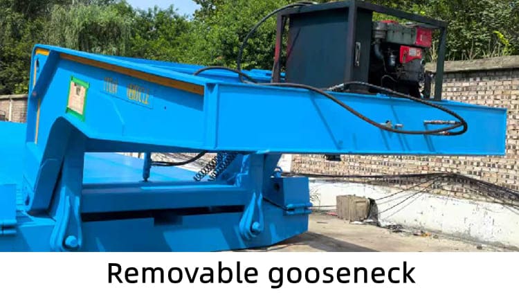 牙买加出售4线8轴可拆卸颈式拖车